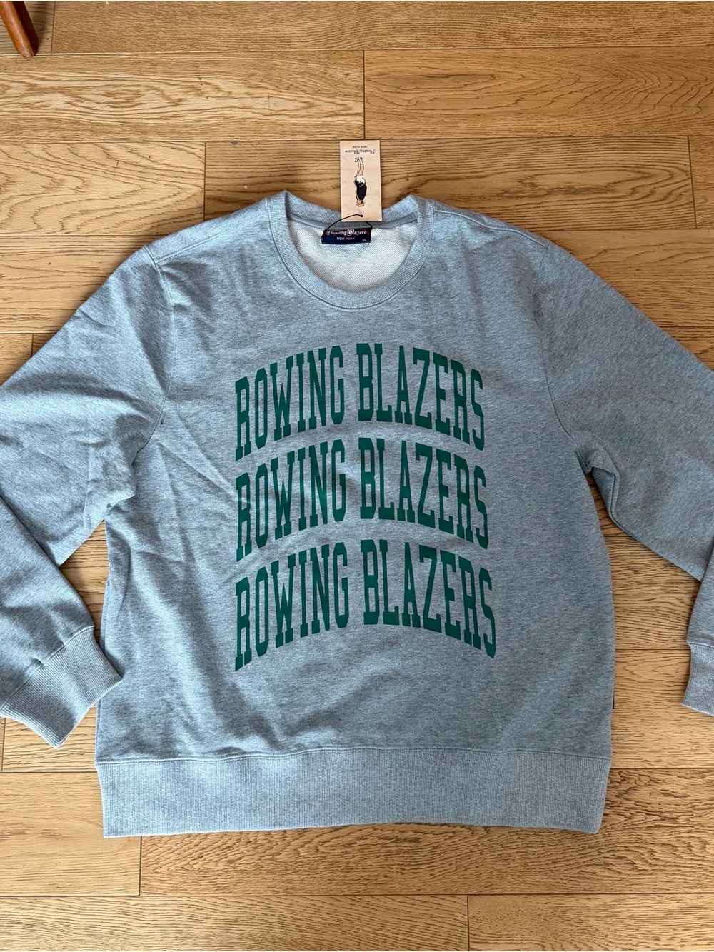 Rowing Blazers French Terry Crewneck Sweatshirt Logo Preppy Ivy Style